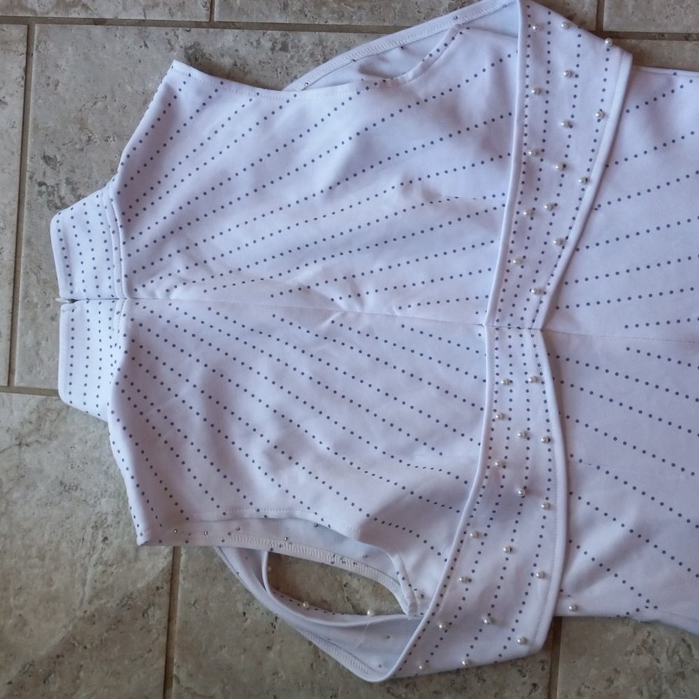 White Pearl Mid Dress - Picture 5 of 6